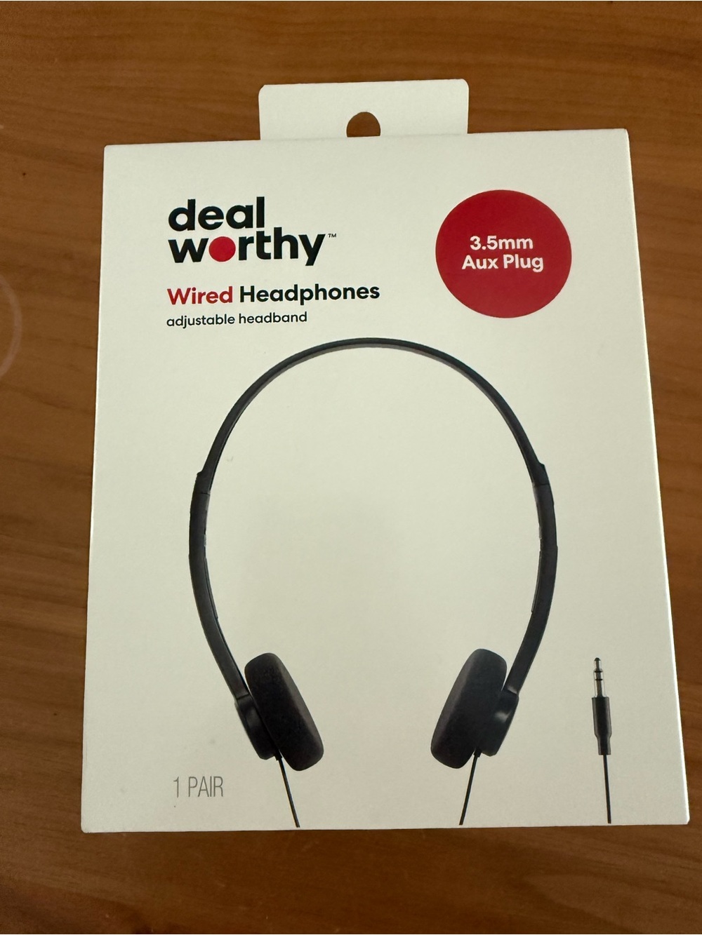 Target Dealworthy Wired On-Ear Headphones - Black